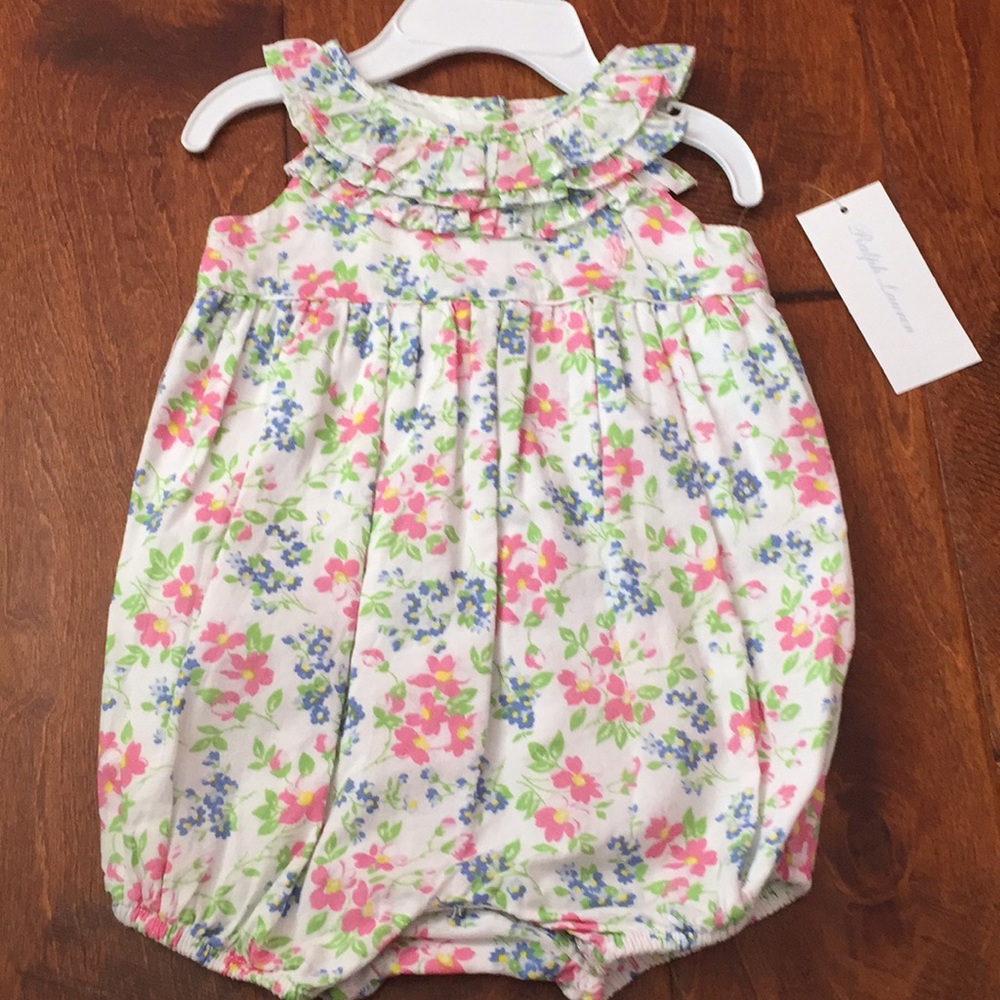 NWT Ralph Lauren baby girl One piece size 3 Months